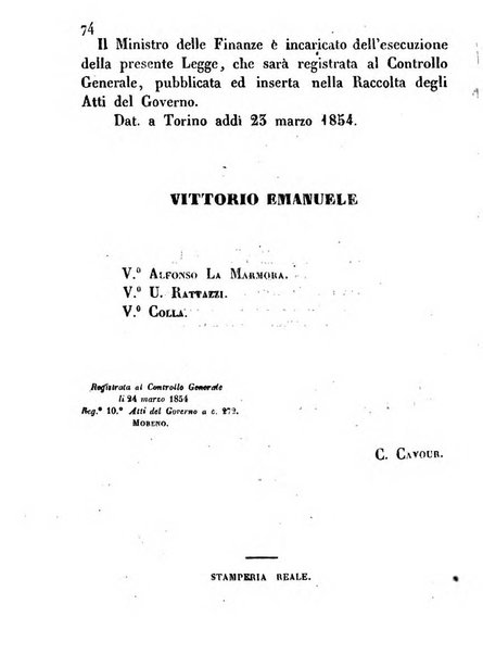 Raccolta degli atti del Governo di Sua Maestà il re di Sardegna
